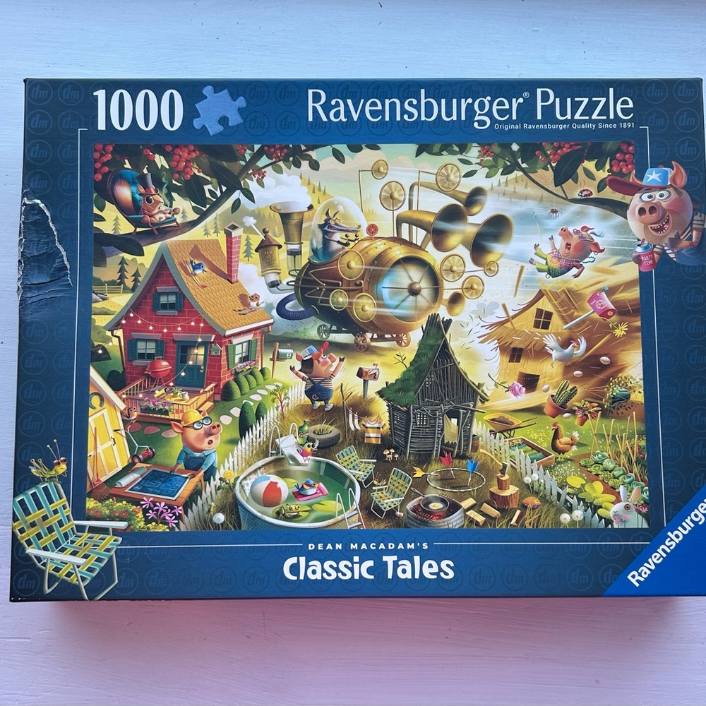 Ravensburger Dean Macadam Look out Little Pigs puzzle